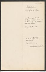 k.k. naturhistorisches Hofmuseum, Intendanzakten 1885-1896 (Hauer), Aktenzahl Z.217.a/1888, Seite 2